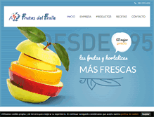 Tablet Screenshot of frutasdelfraile.com